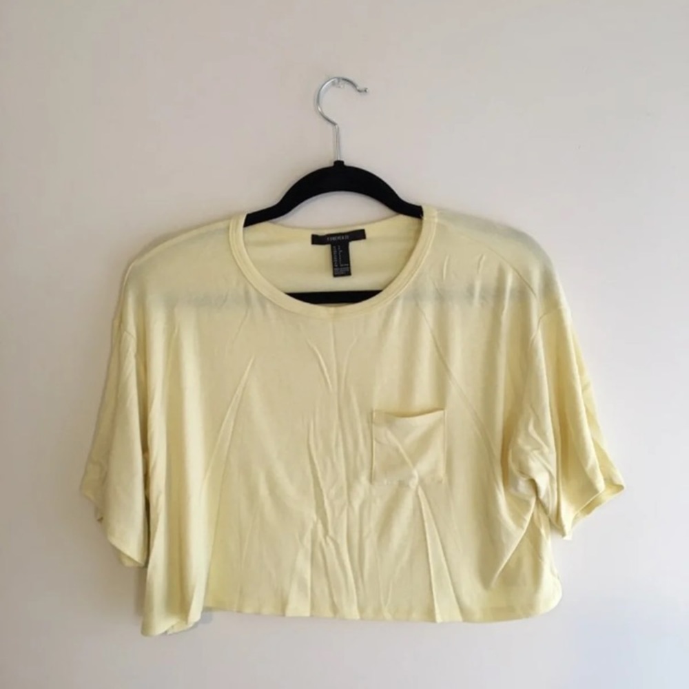 Forever 21 Flowy Top With Pocket Size Small